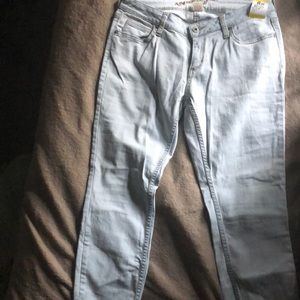 arizona jeans light wash denim soft skinny